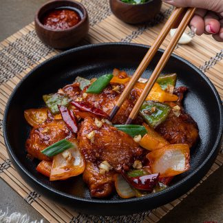 Chilli garlic fish 2